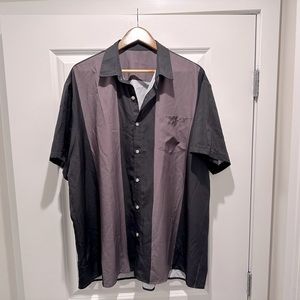 Royaura Black Gray Bowling Shirt Size 3XL